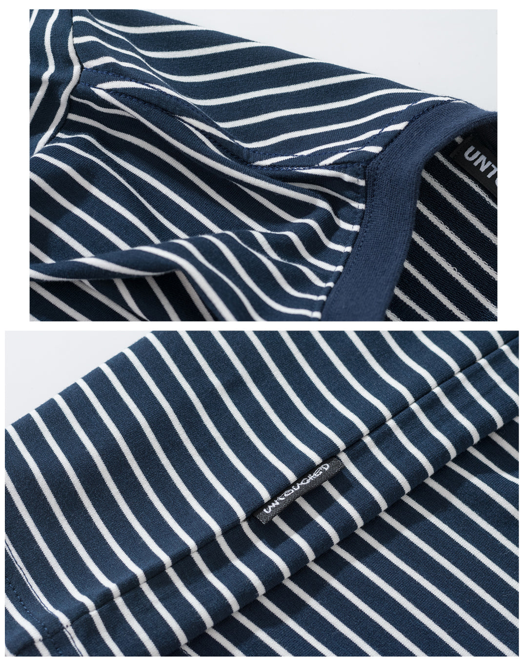 UT082NY | STRIPE TEE-TEE-UNTOUCHED UNITED
