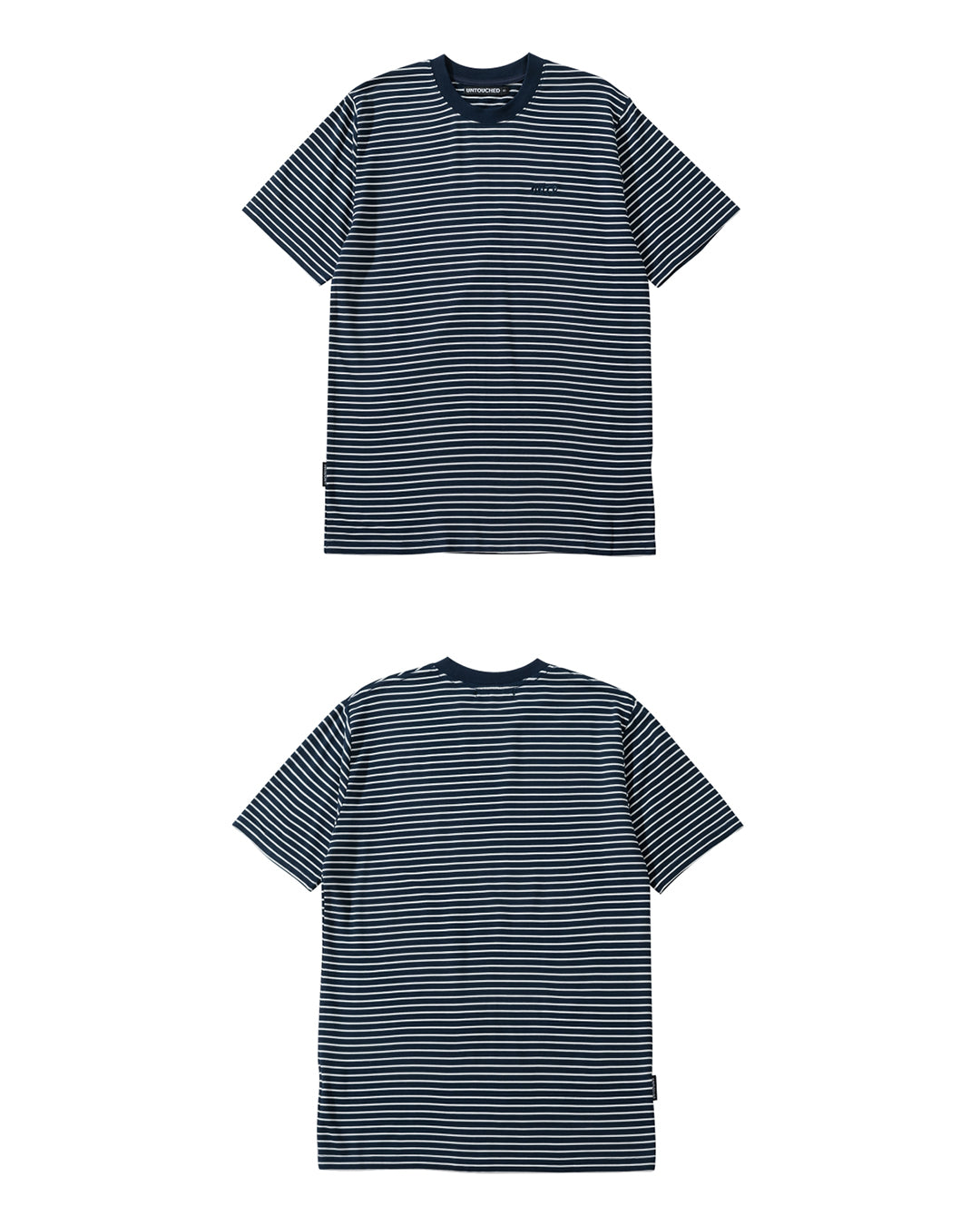 UT082NY | STRIPE TEE-TEE-UNTOUCHED UNITED