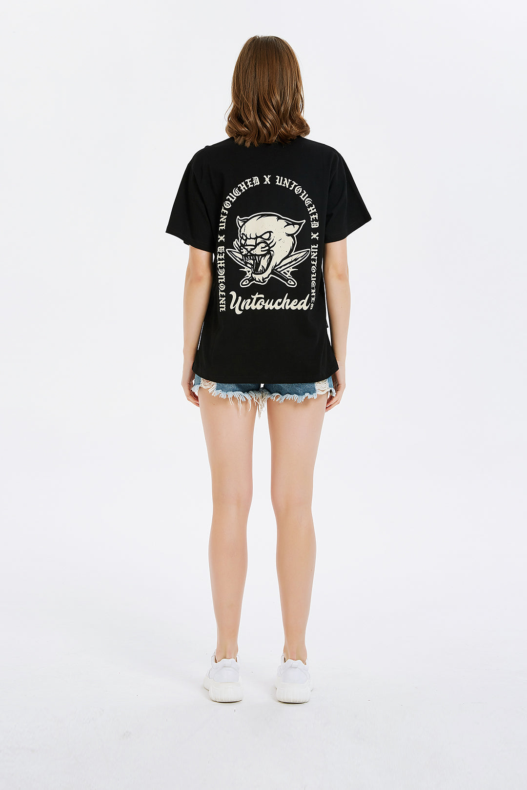 T1903BK | UAG THE LEOPARD-TEE-UNTOUCHED UNITED
