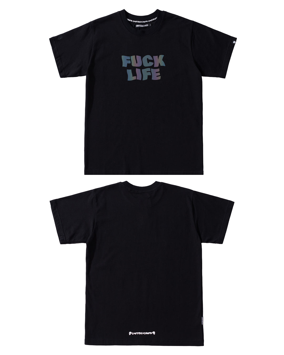 T2012BK | FUCK LIFE-TEE-UNTOUCHED UNITED