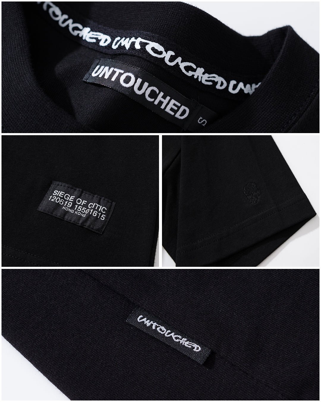 T2013BK | NEVER AGAIN-TEE-UNTOUCHED UNITED