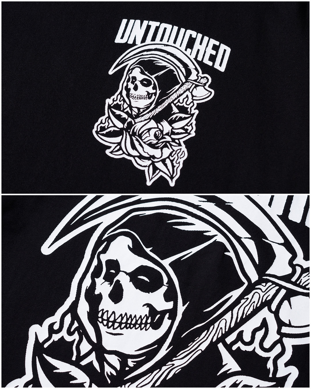 T2017BK | GRIM REAPER - ROSE-TEE-UNTOUCHED UNITED