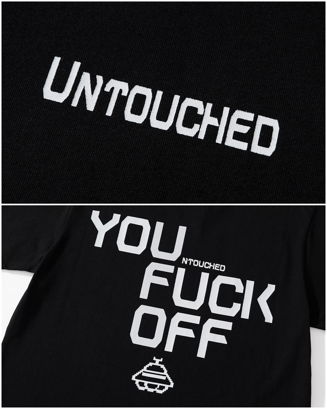 T2018BK | UFO-TEE-UNTOUCHED UNITED