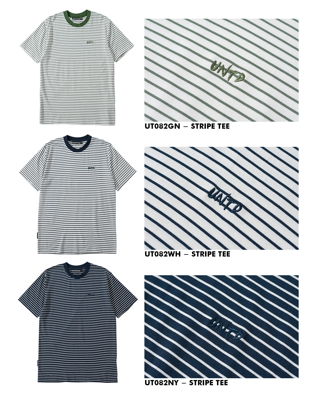 UT082GN | STRIPE TEE