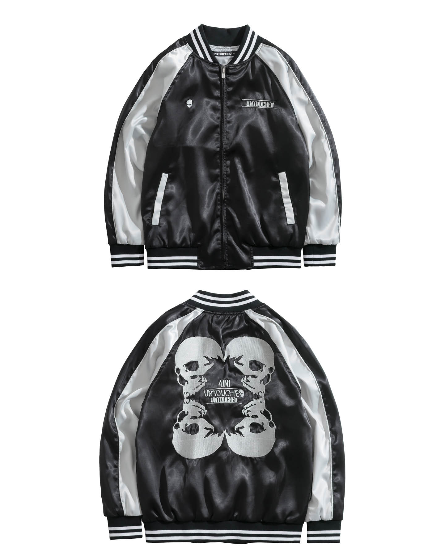 UT108BK | 4IN1 SKULL-JACKET-UNTOUCHED UNITED