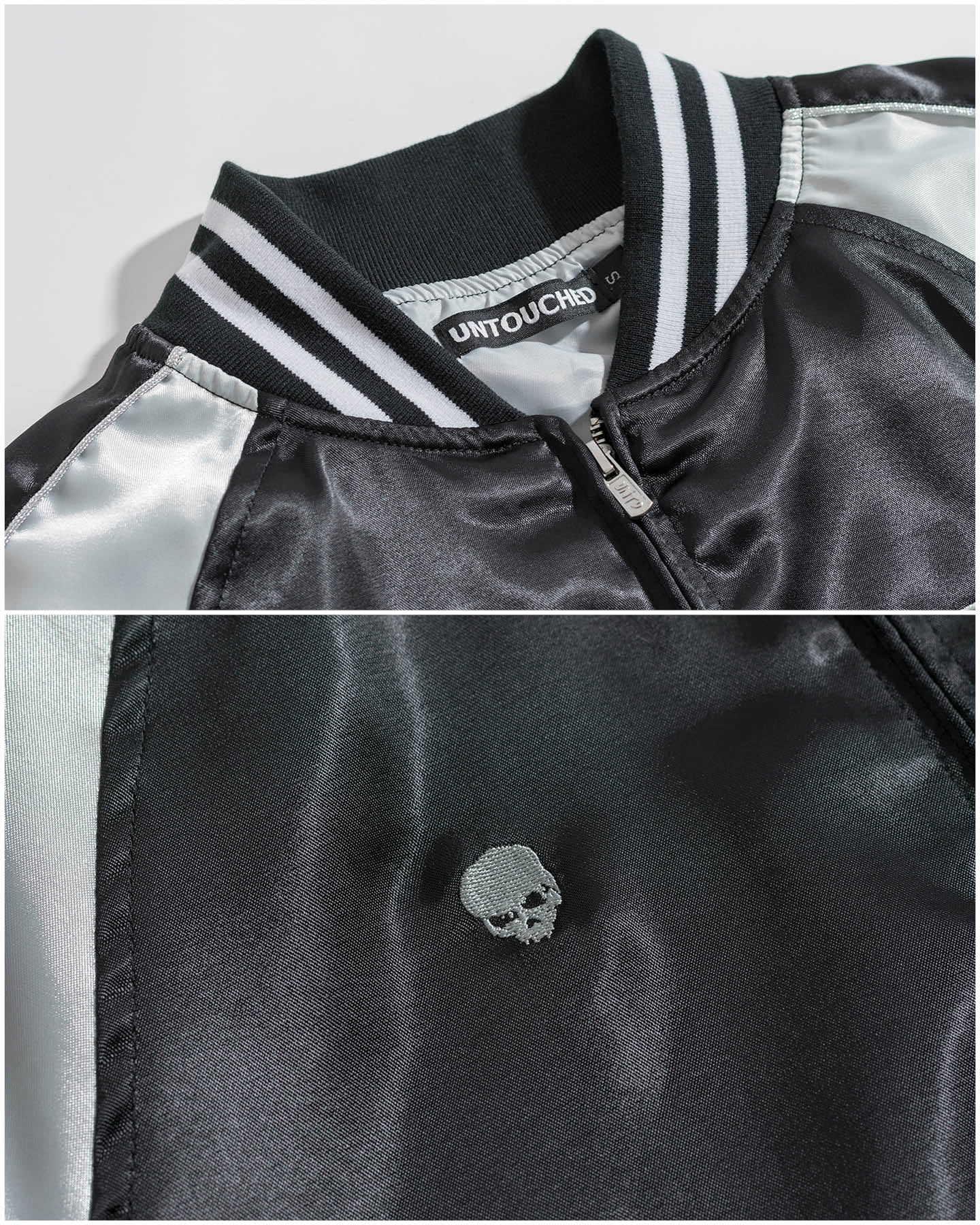 UT108BK | 4IN1 SKULL-JACKET-UNTOUCHED UNITED