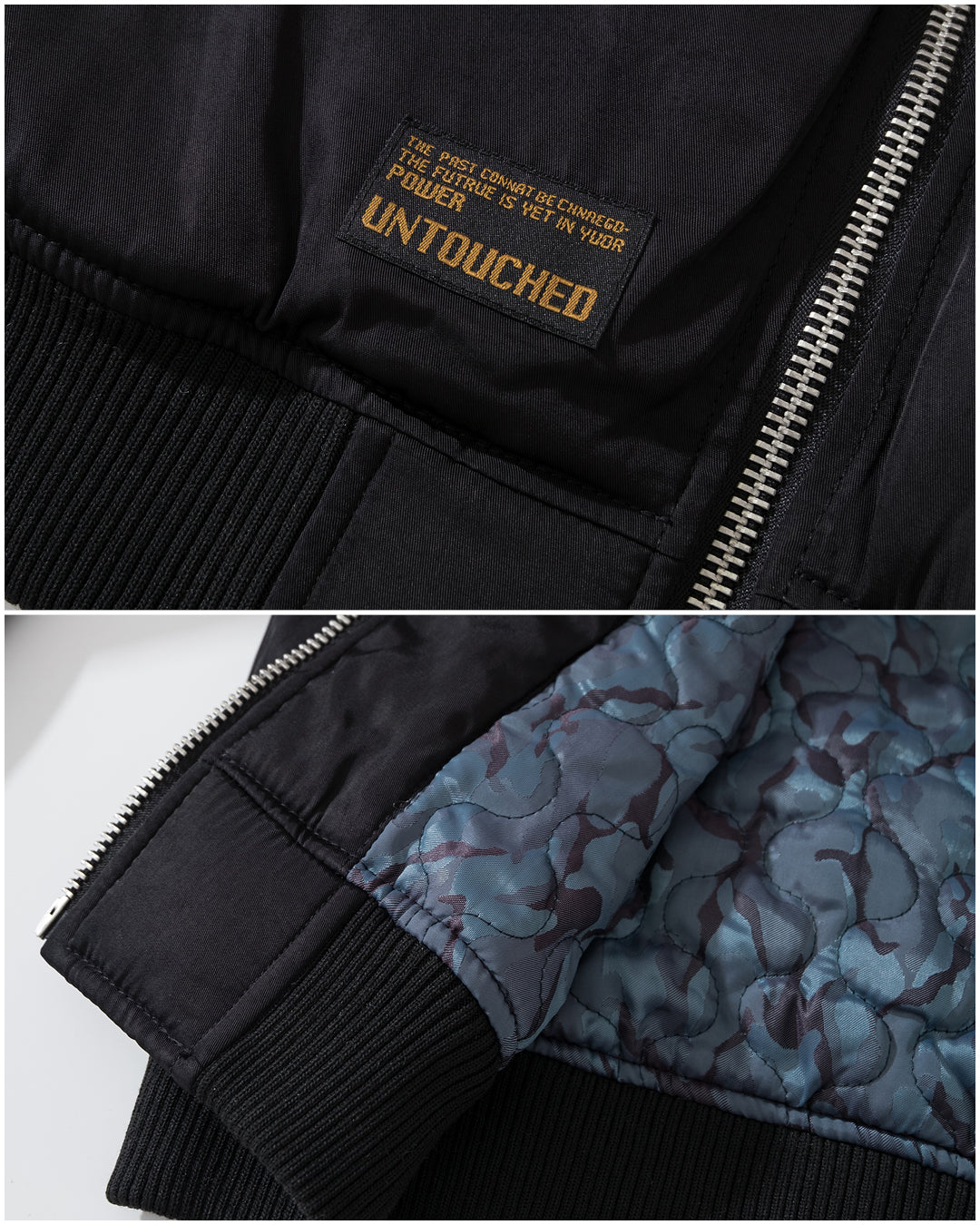UT112BK | BOMBER JACKET | FUTURE-JACKET-UNTOUCHED UNITED