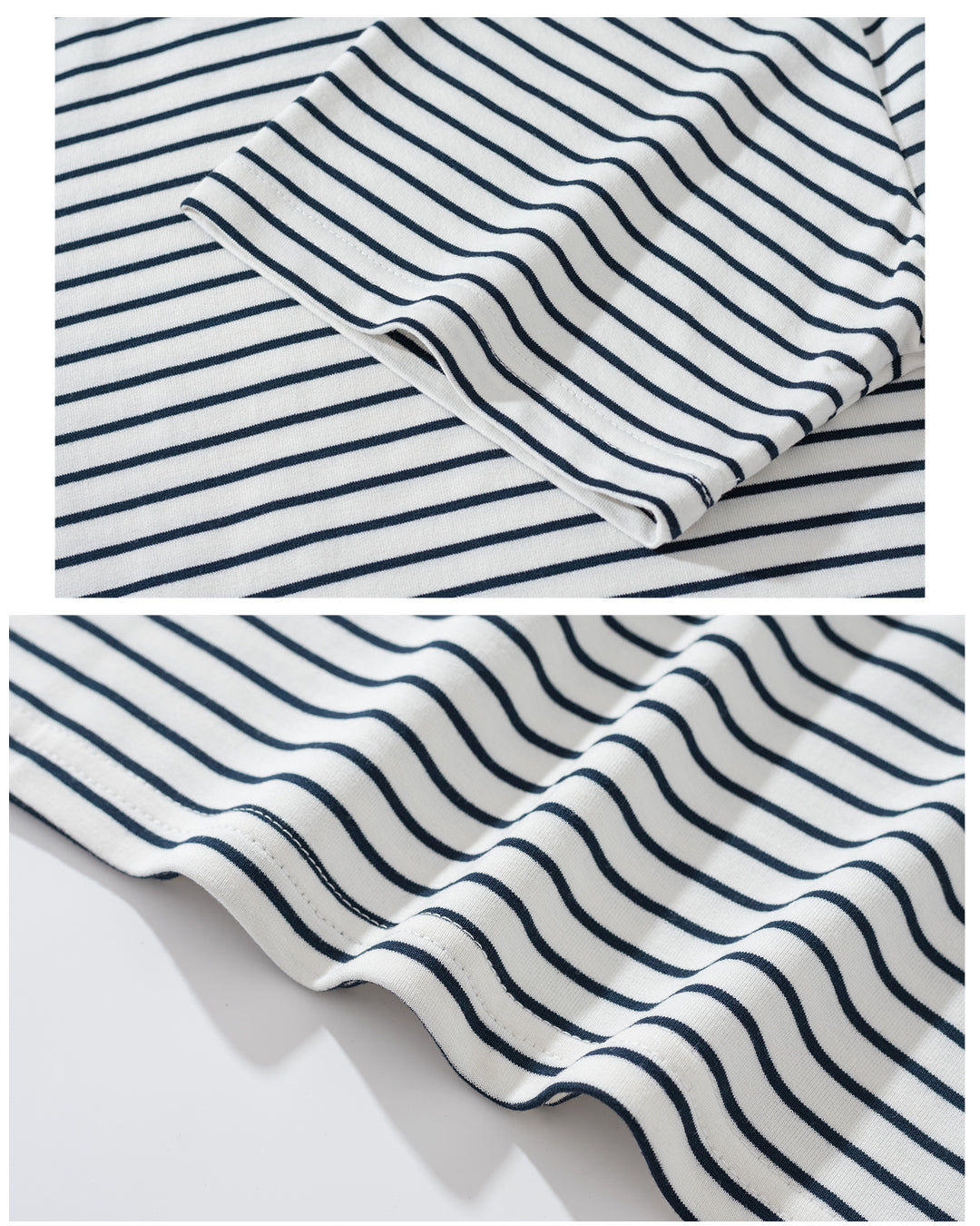 UT082WH | STRIPE TEE-TEE-UNTOUCHED UNITED