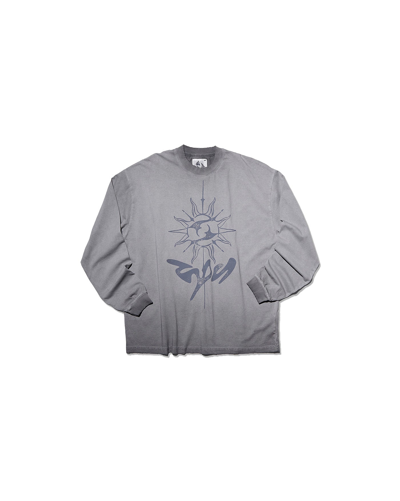 "太阳" 长袖标志T恤