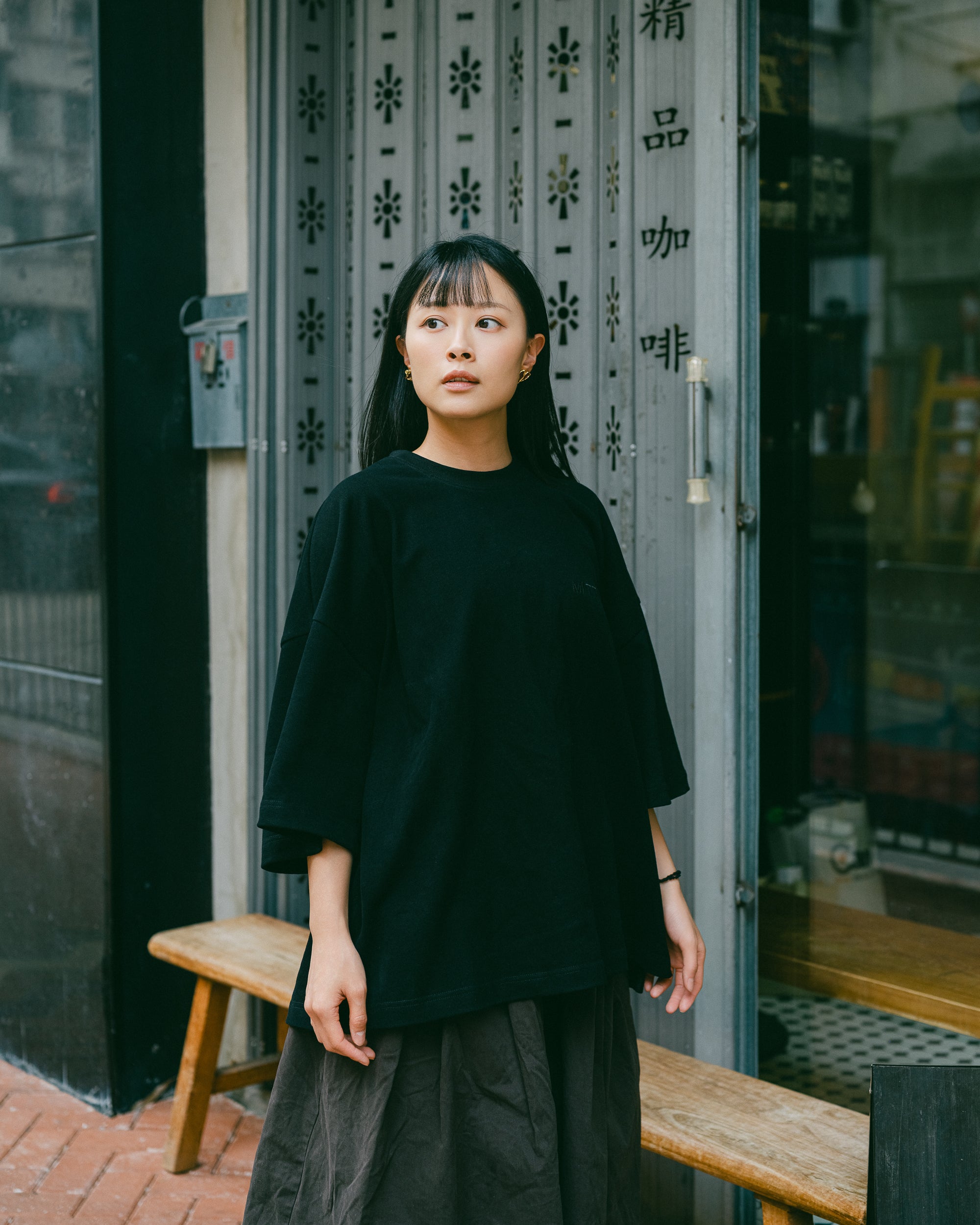 NOT WORKING X MITTSU KUMI / NWC002BK / SUPRE OVERSIZE TEE