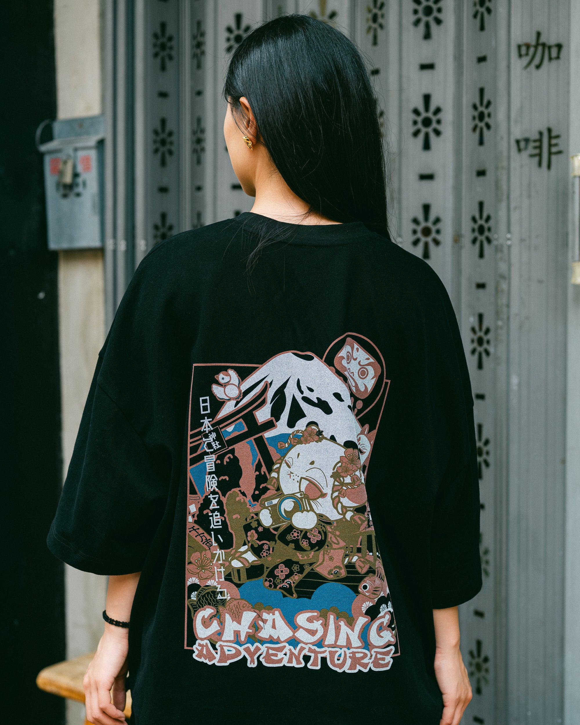 NOT WORKING X MITTSU KUMI / NWC002BK / SUPRE OVERSIZE TEE