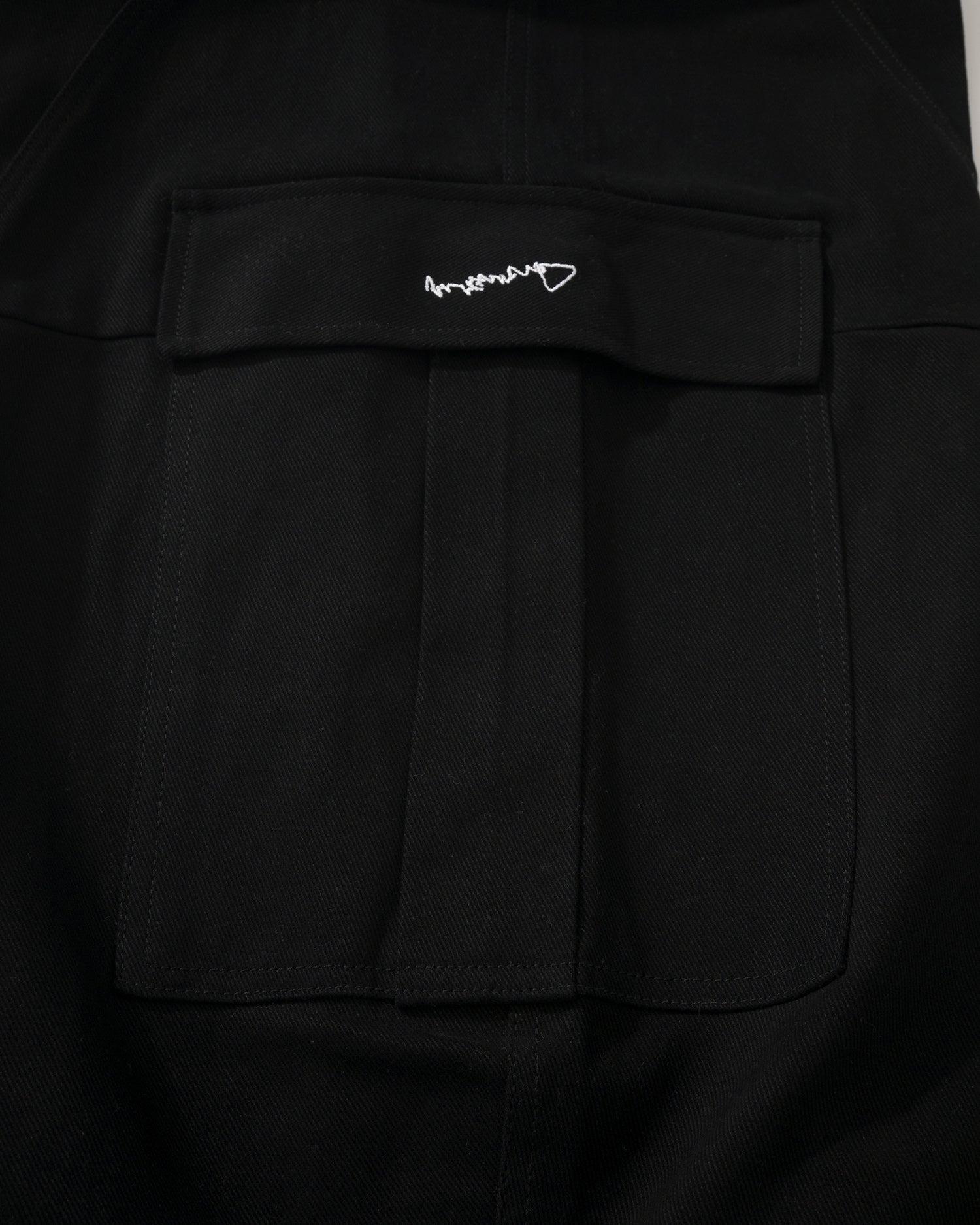 US023 - CARGO BUGGY PANTS / BLACK