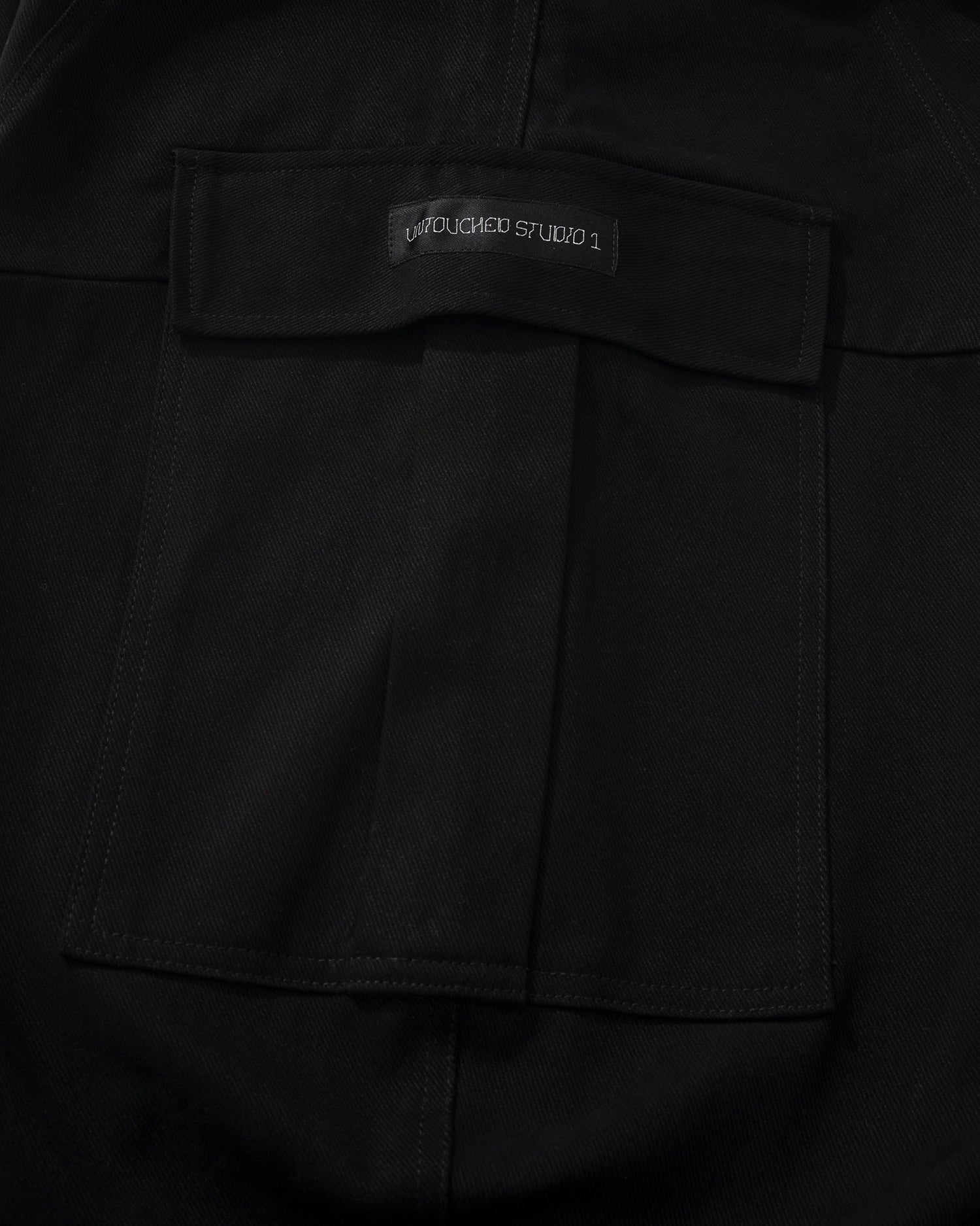 US023 - CARGO BUGGY PANTS / BLACK