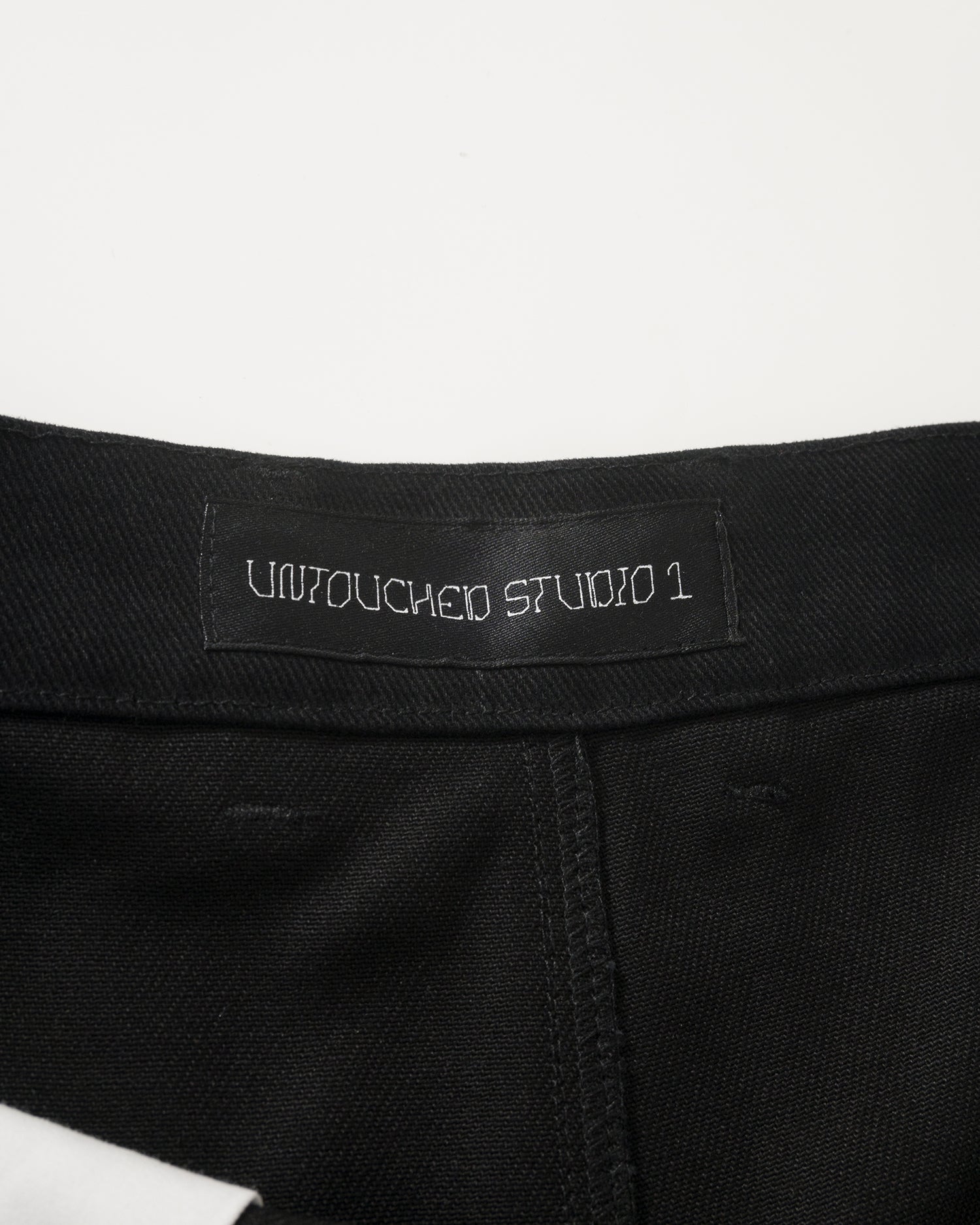 US023 - CARGO BUGGY PANTS / BLACK