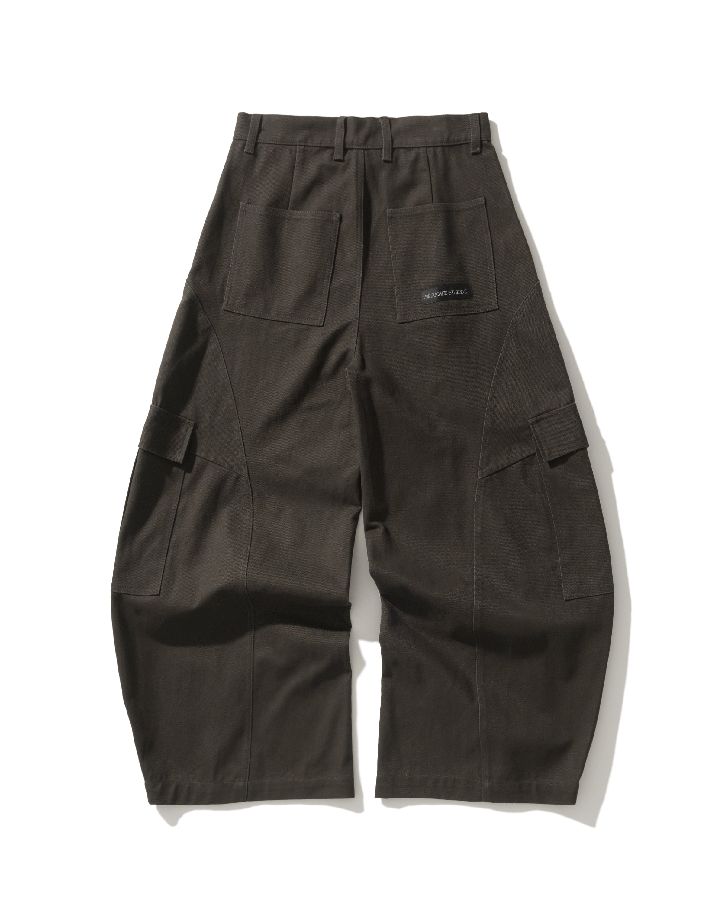 US023 - CARGO BUGGY PANTS / DARK GREY