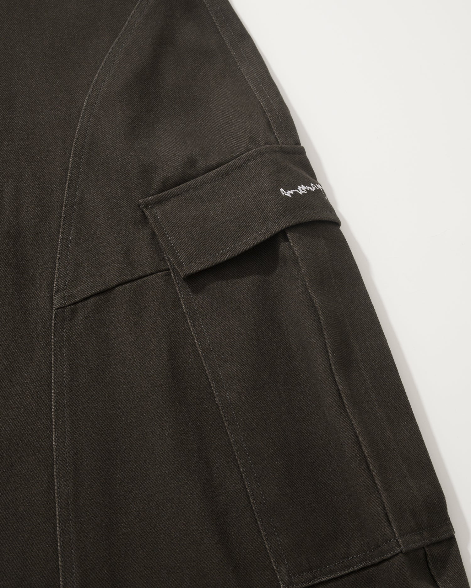 US023 - CARGO BUGGY PANTS / DARK GREY