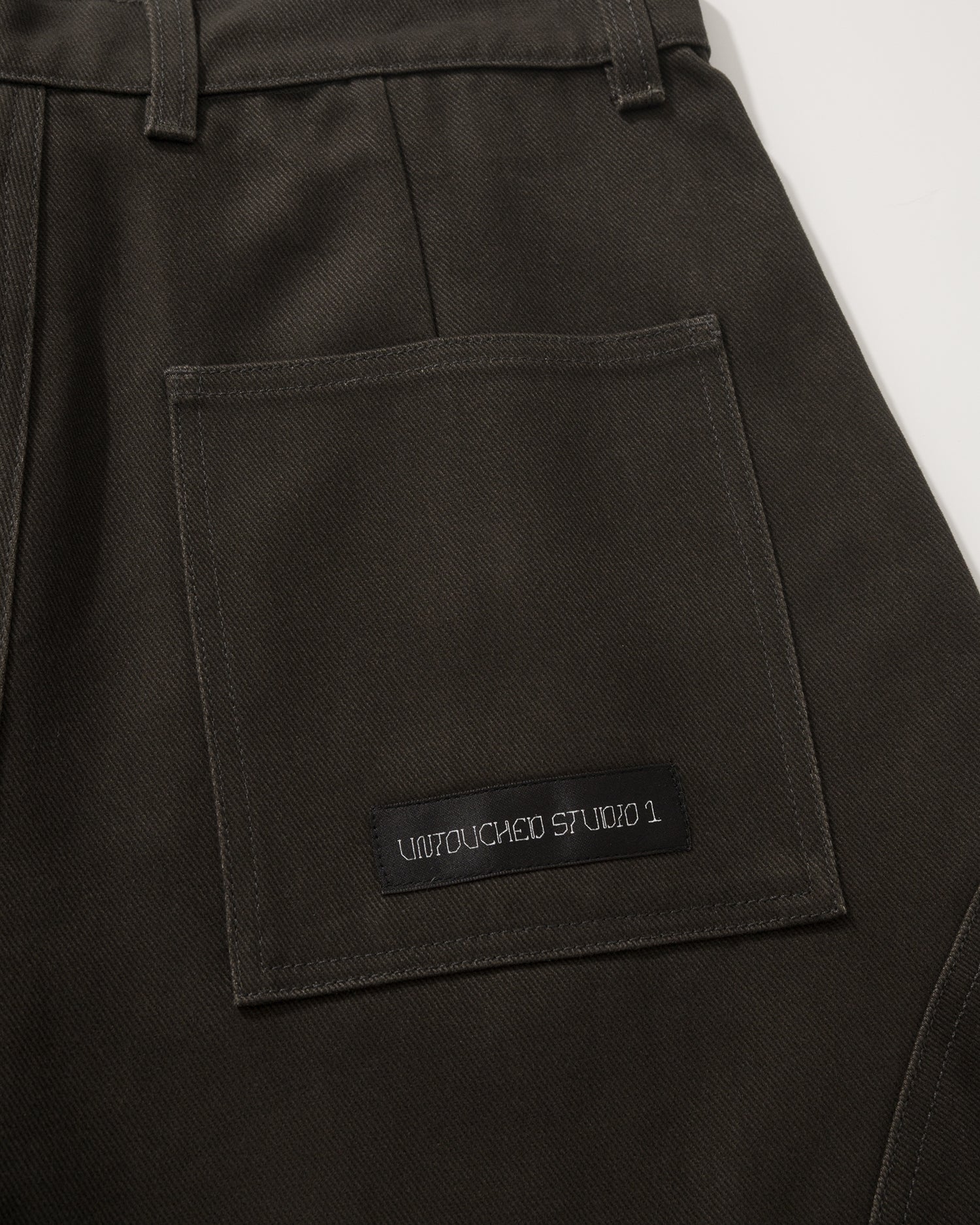 US023 - CARGO BUGGY PANTS / DARK GREY