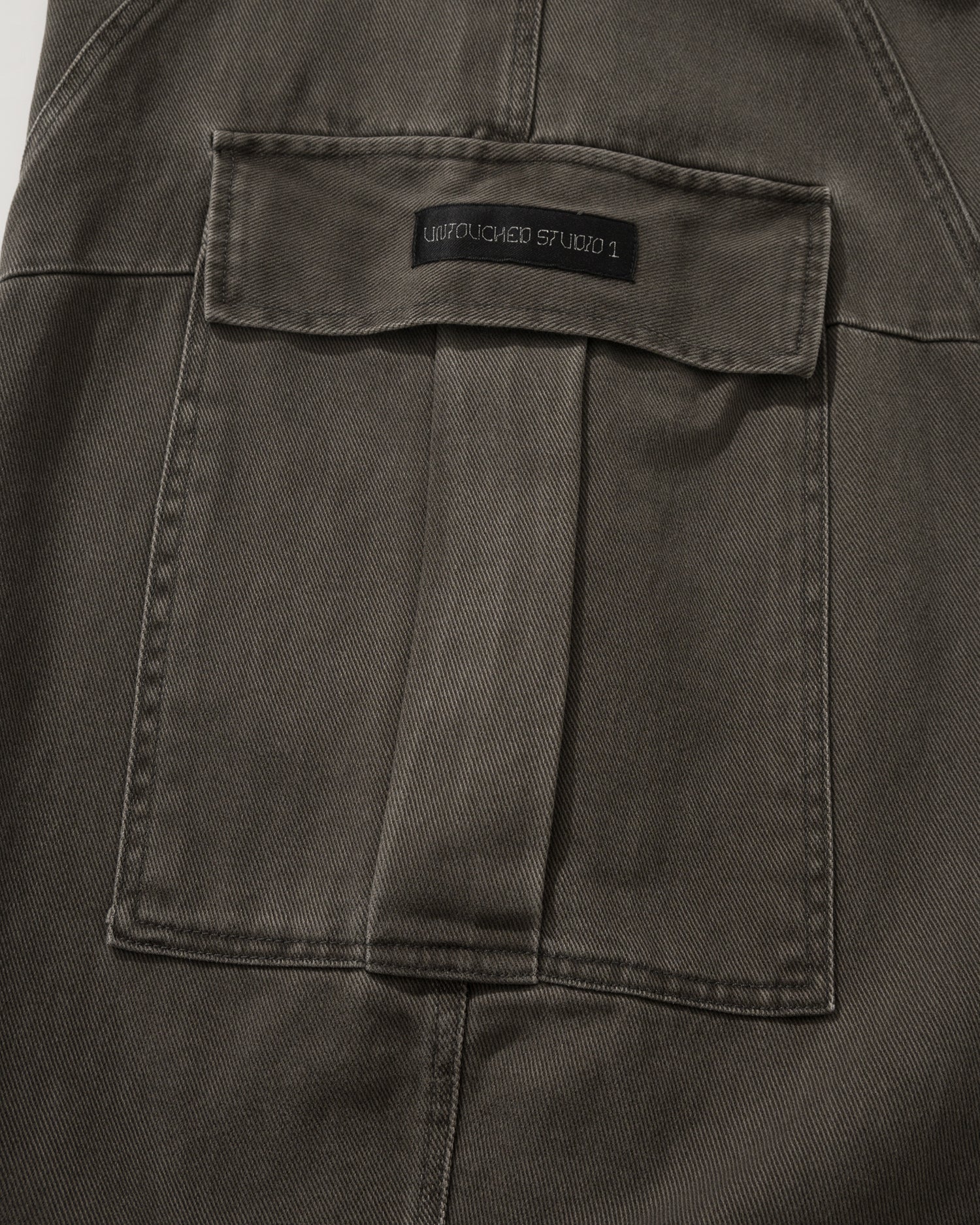 US023 - WASHED CARGO BUGGY PANTS / DARK GREY