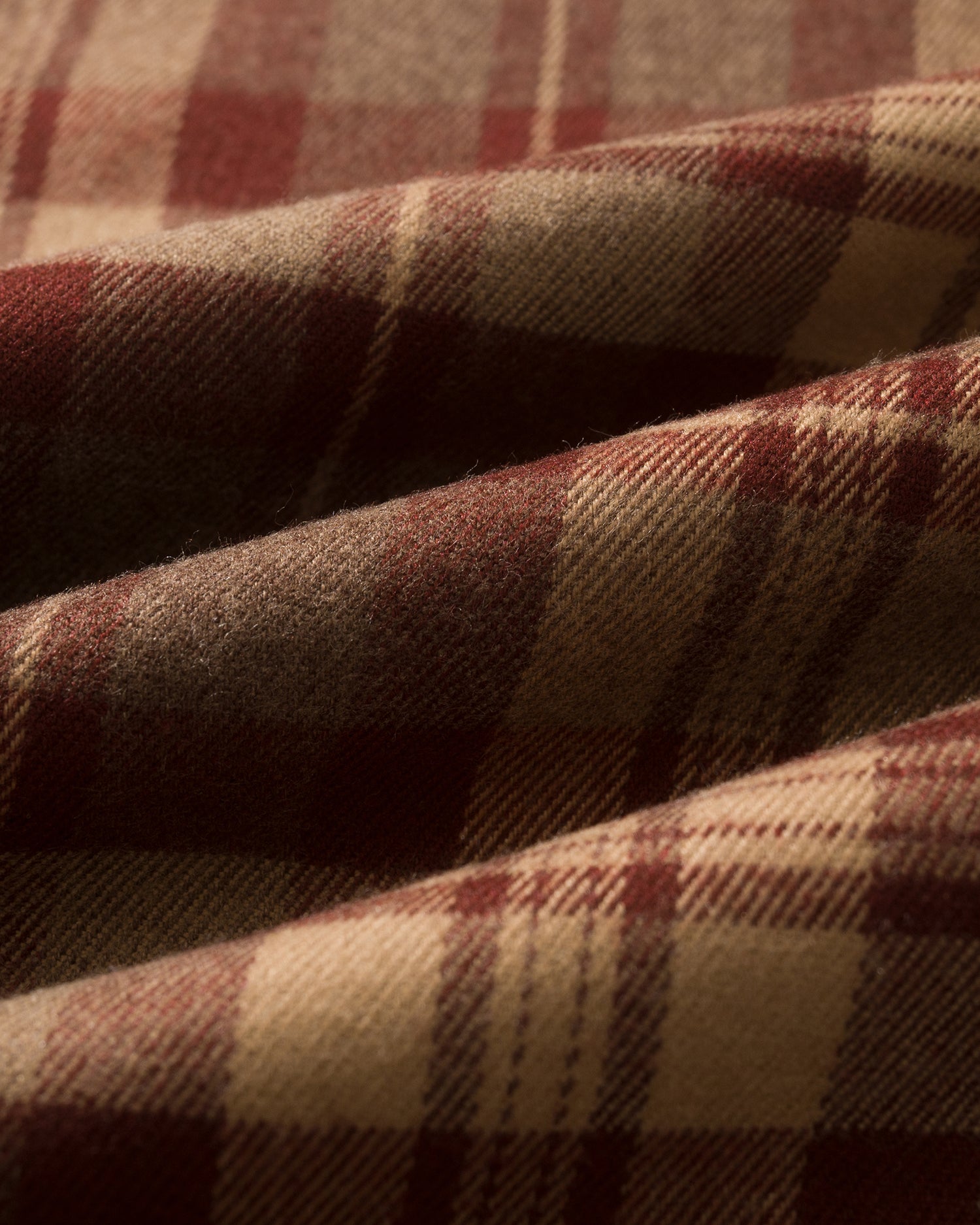 US037 - HOODED OVERSIZED SHIRT JACKET / CHECKED RED