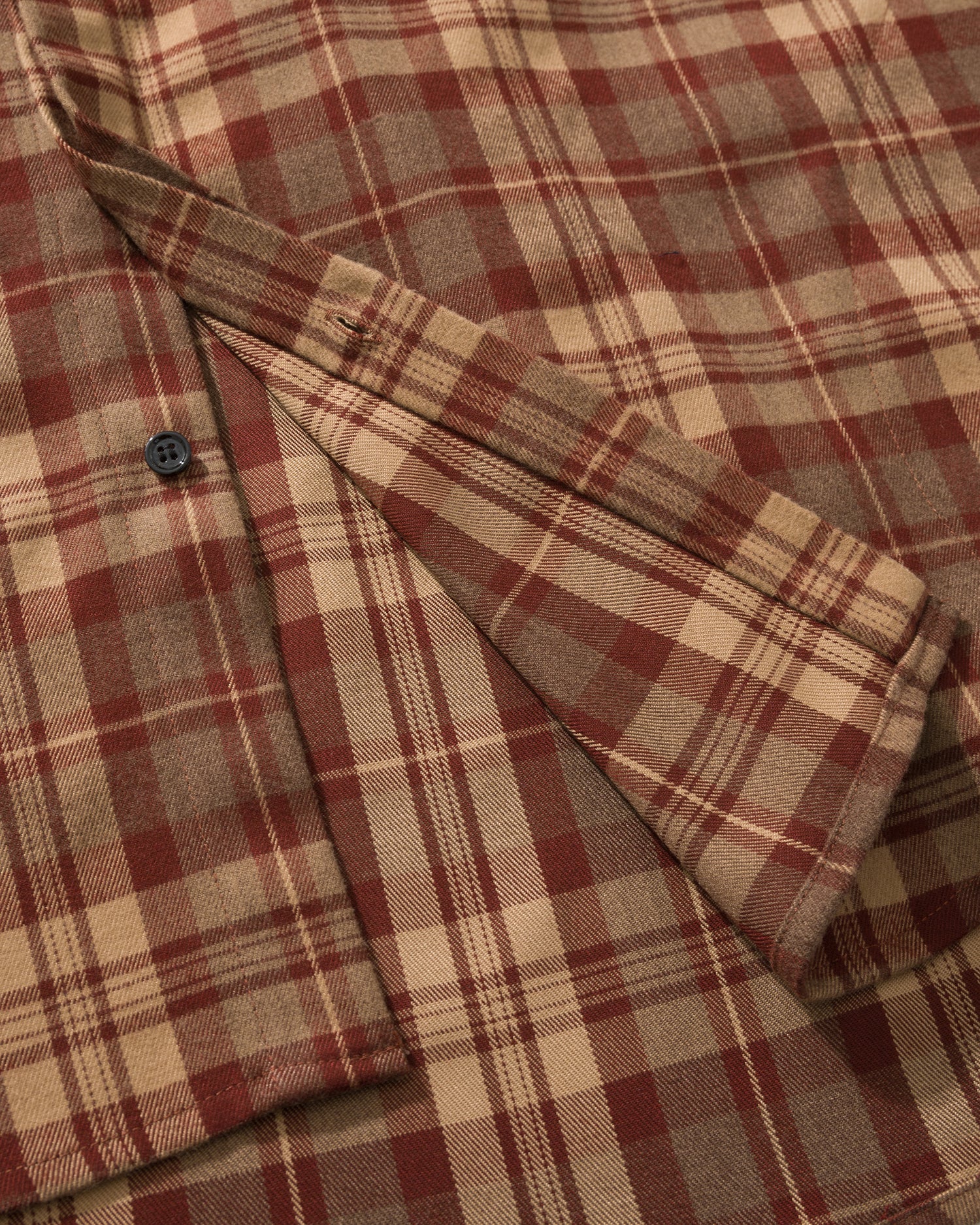 US037 - HOODED OVERSIZED SHIRT JACKET / CHECKED RED