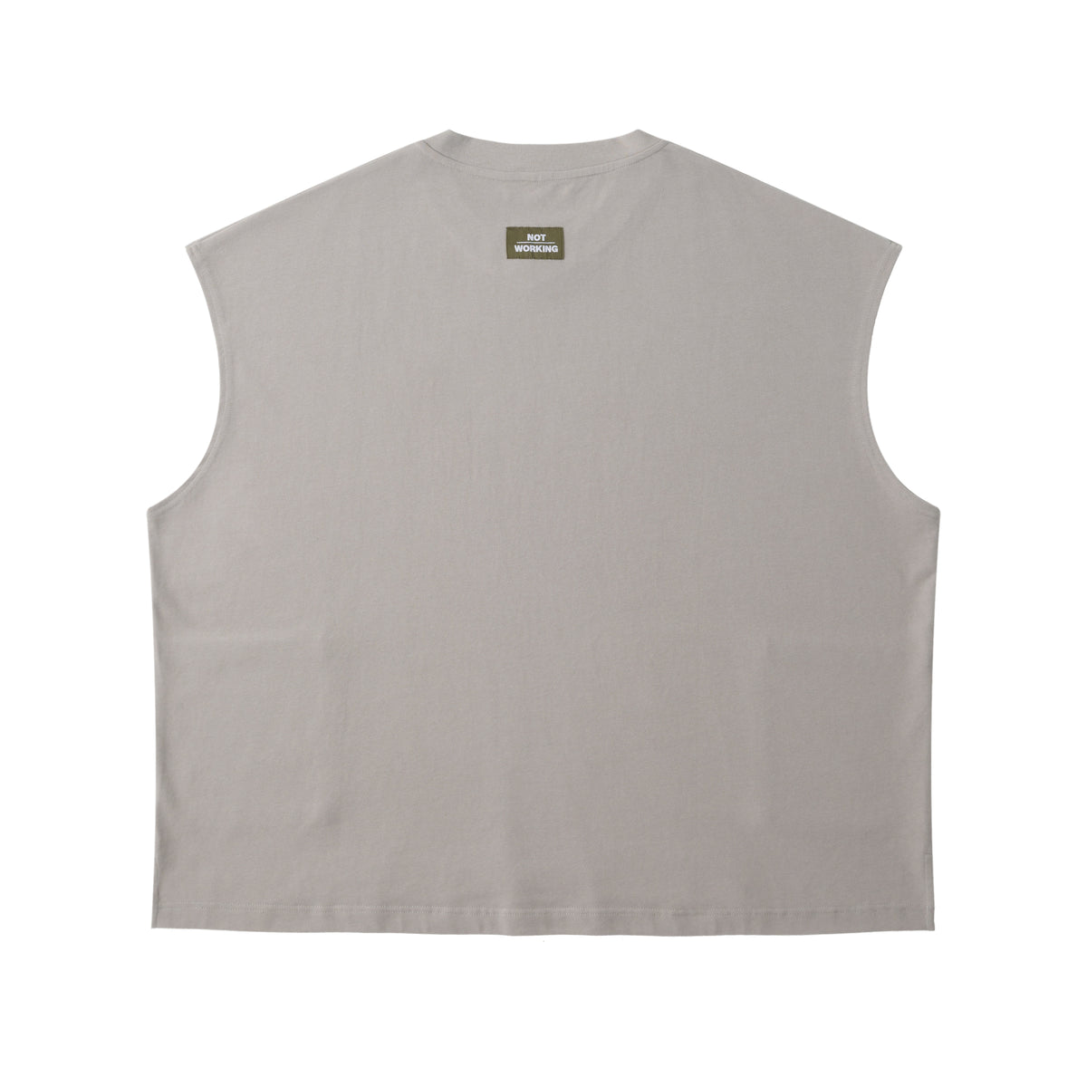 NW VI / NW223 / V-NECK POCKET VEST / LIGHT GREY