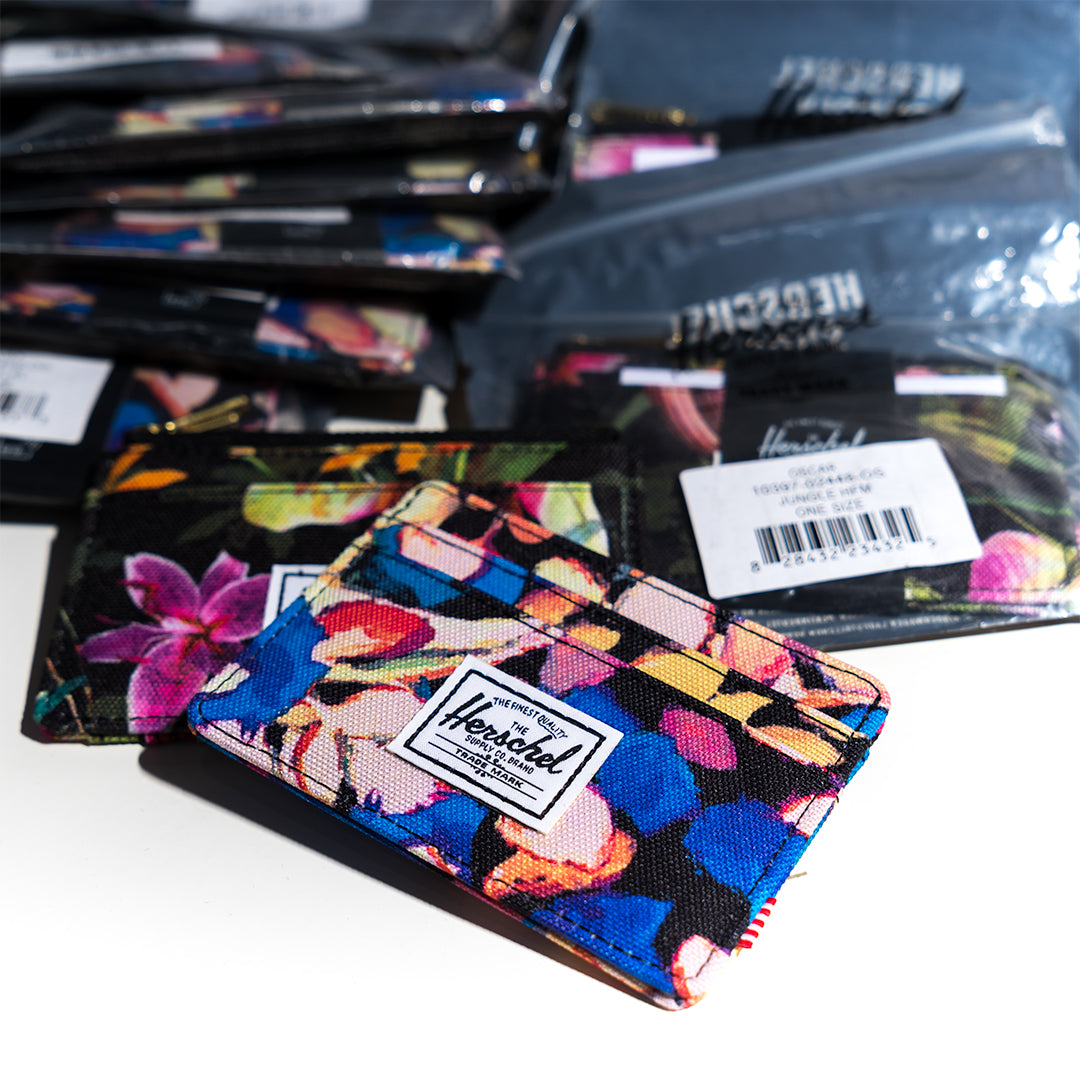 Herschel Charlie Wallet - Painted Floral-CARD HOLDER-UNTOUCHED UNITED