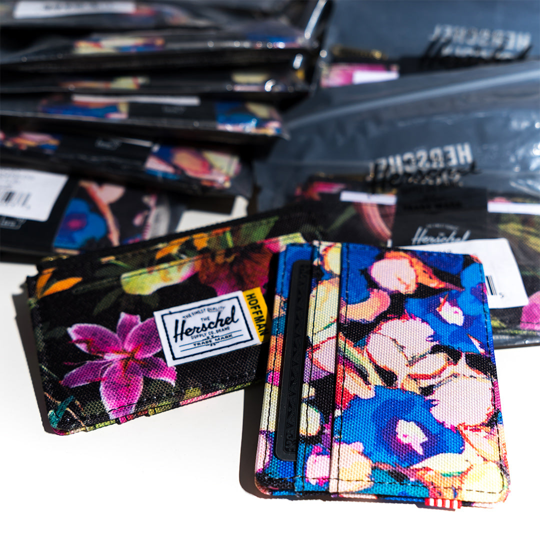 Herschel Charlie Wallet - Painted Floral-CARD HOLDER-UNTOUCHED UNITED