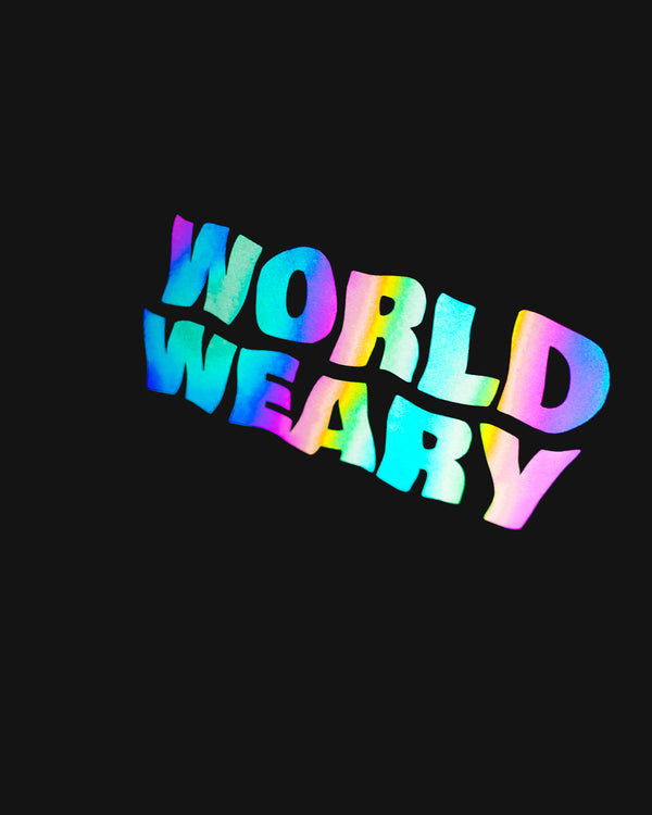 T2011BK | WORLD WEARY-TEE-UNTOUCHED UNITED