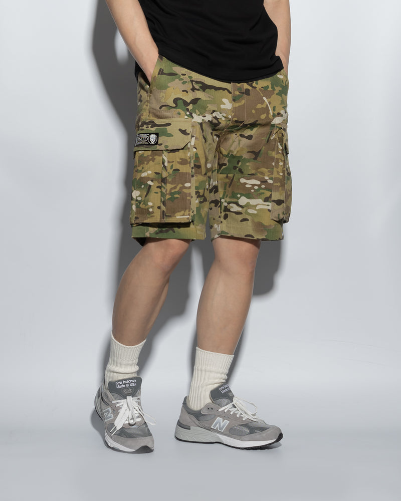 SG00MC | DOUBLE FIRE ARMY SHORTS-SHORTS-UNTOUCHED UNITED