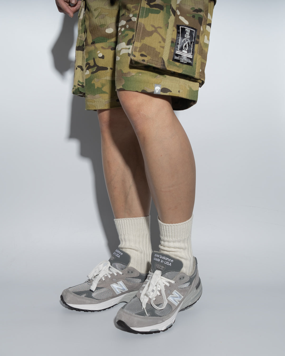 SG00MC | DOUBLE FIRE ARMY SHORTS-SHORTS-UNTOUCHED UNITED
