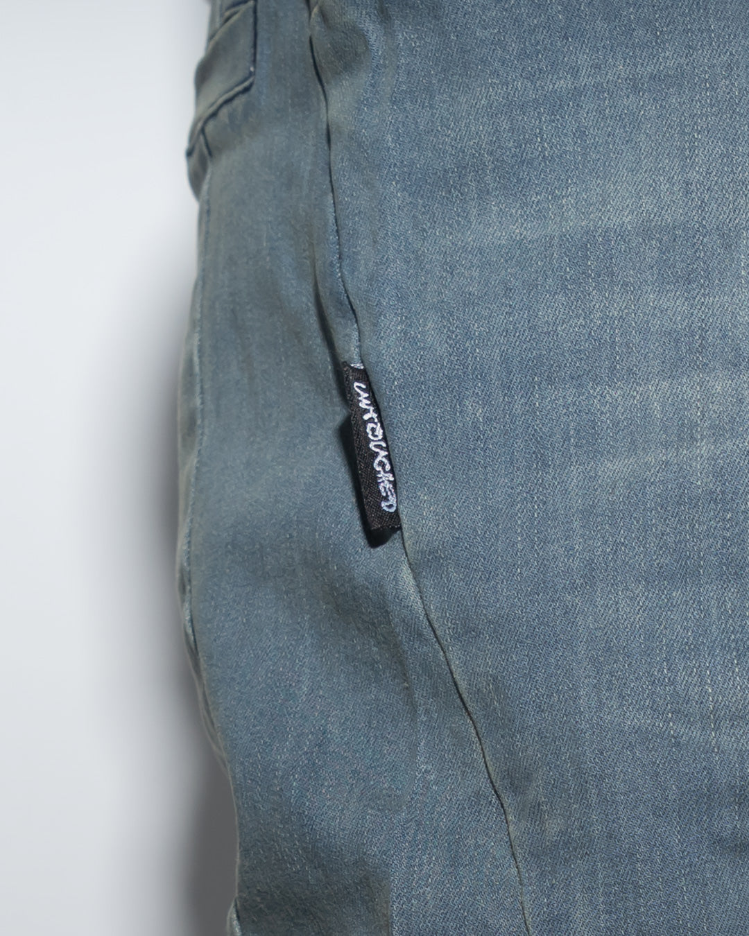 UT029XNY | WASHED DENIM JOGGERS-JOGGERS-UNTOUCHED UNITED