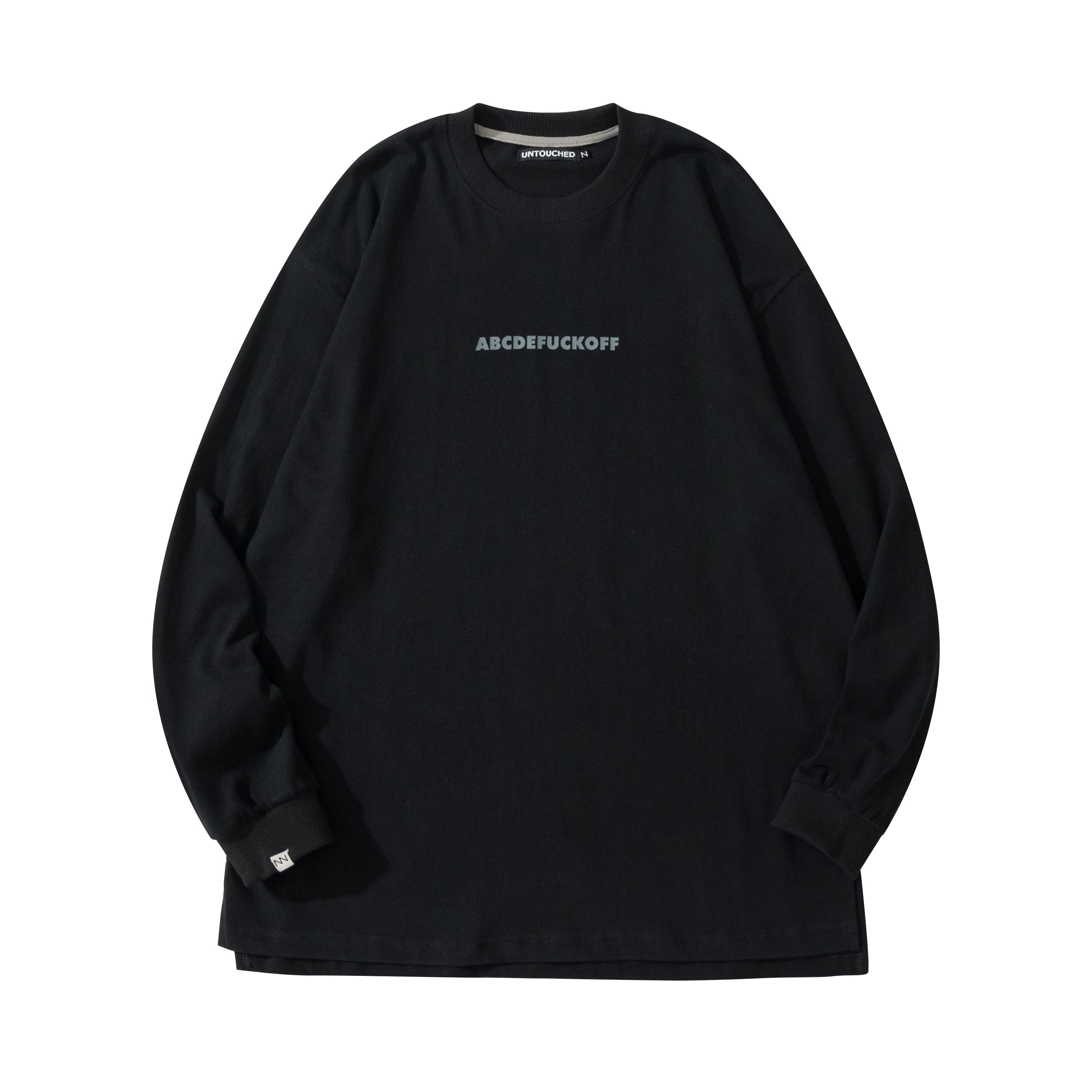 NW213BK | ABCDEFUCKOFF LONG TEE | NOT WORKING IV