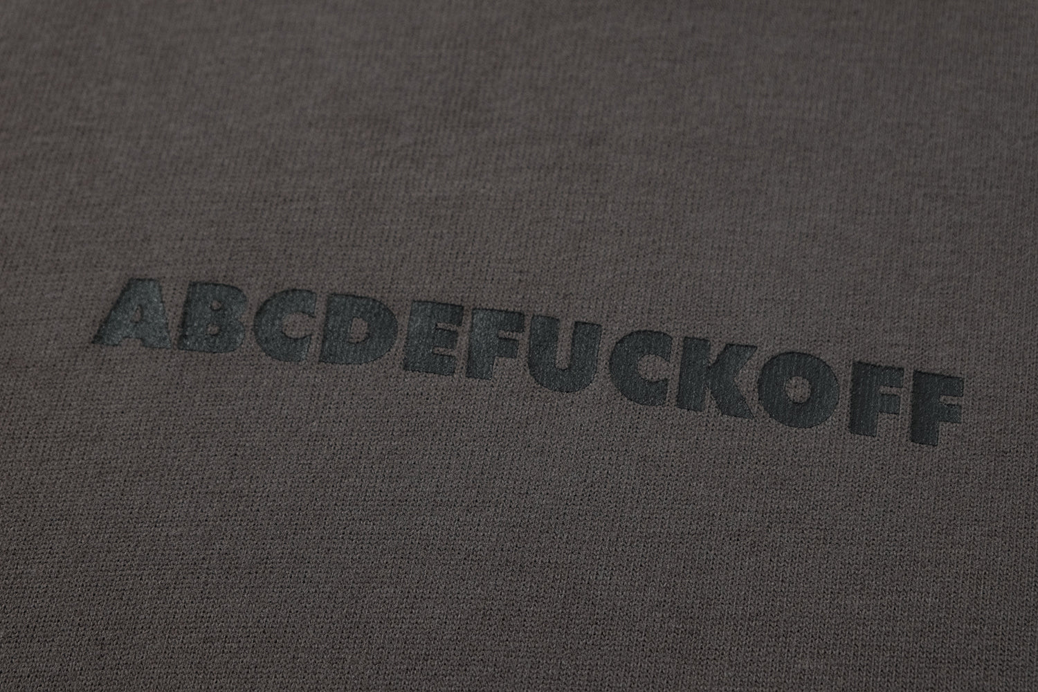 NW213DG | ABCDEFUCKOFF LONG TEE | NOT WORKING IV