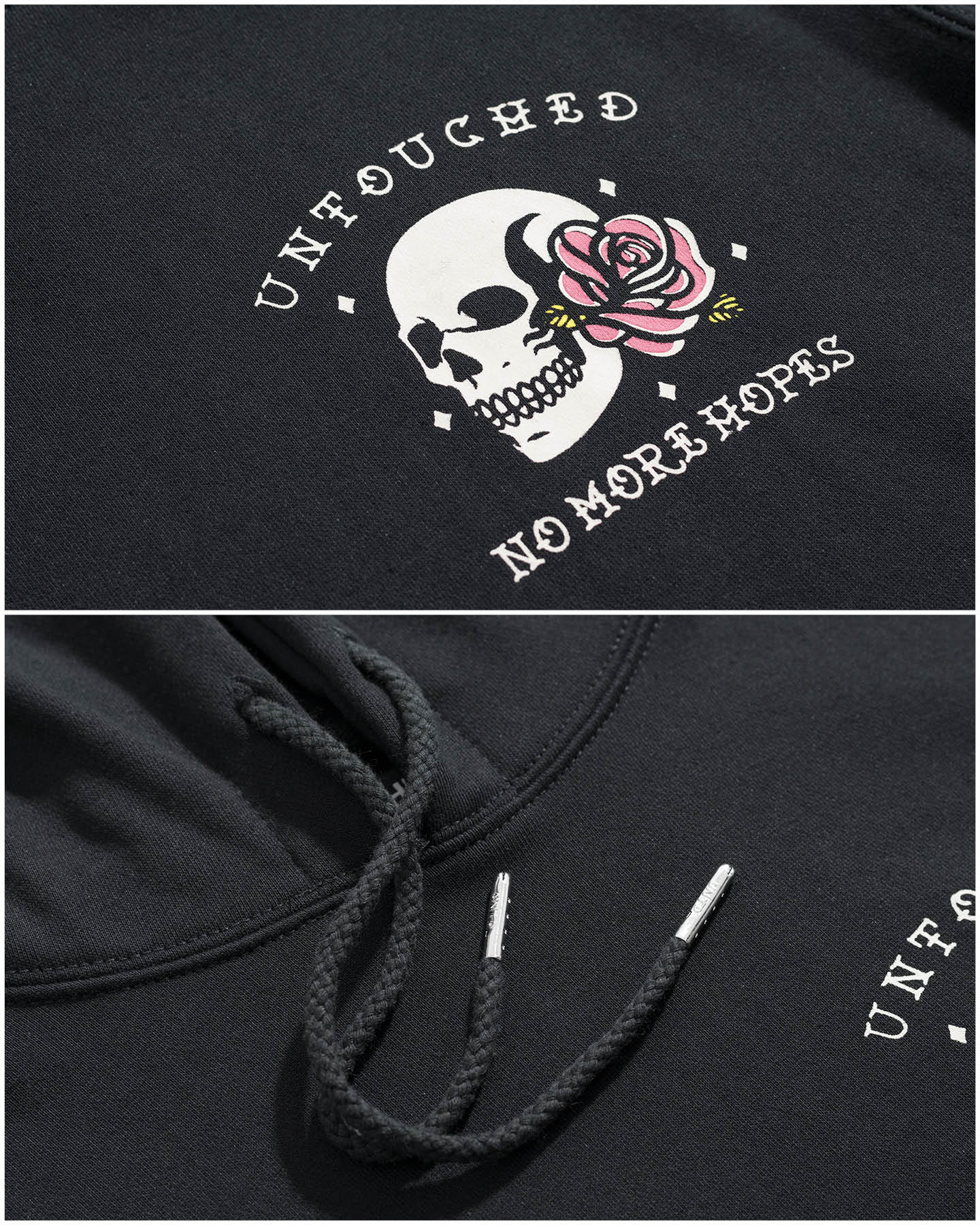 HD111BK | NO MORE HOPES | THE UNDERGROUNDS-HOODIES-UNTOUCHED UNITED