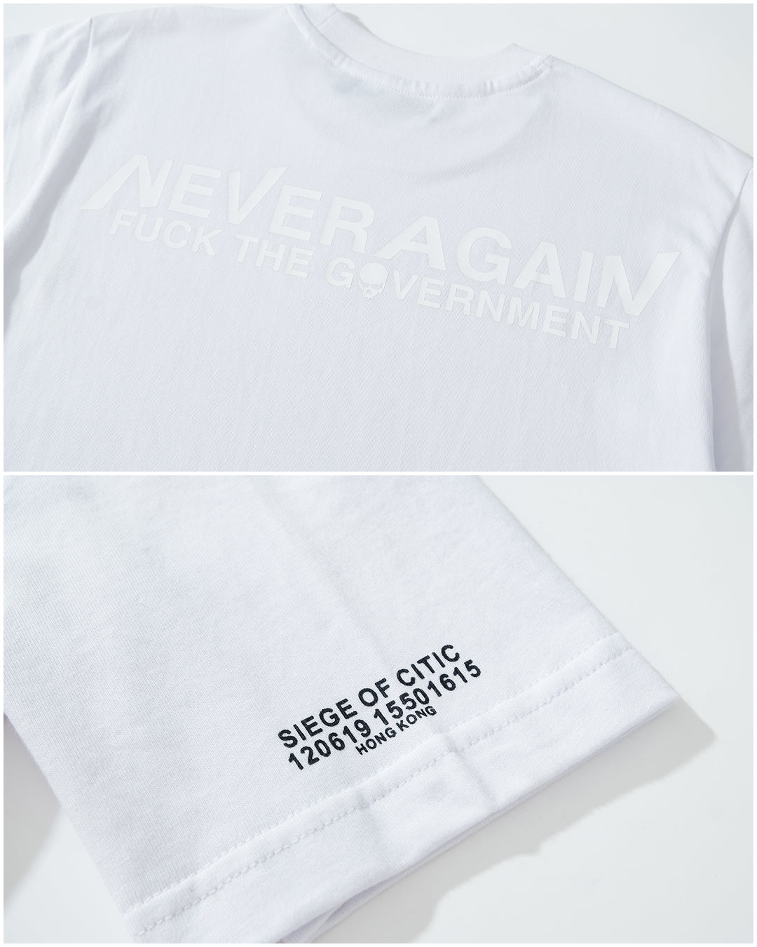 T2013WH | NEVER AGAIN-TEE-UNTOUCHED UNITED