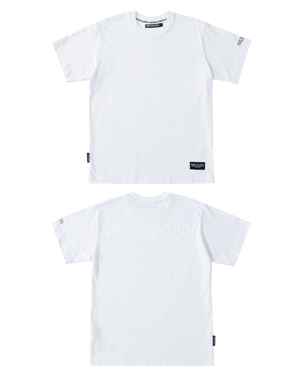 T2013WH | NEVER AGAIN-TEE-UNTOUCHED UNITED