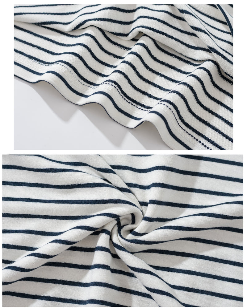 UT082WH | STRIPE TEE-TEE-UNTOUCHED UNITED